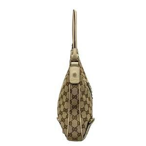 Gucci Abbey GG Leather Brown Beige Handbag